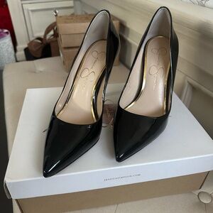 Jessica Simpson Black Stiletto Heels
